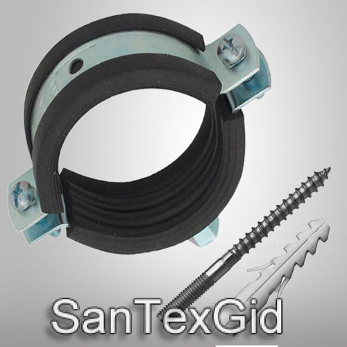 Хомут сантехнический со шпилькой 1 1/4" (39-46)