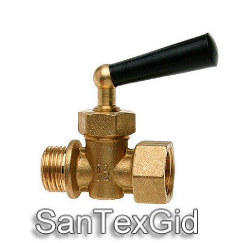 Запорный кран RM 15-MZ для манометра ВН 1/2"  Watts